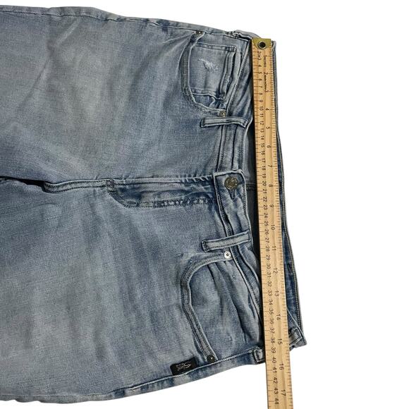 Silver Jeans Womens Jeans Size 33 Most Wanted Stright Mid Rise Light Wash Denim - Picture 10 of 12